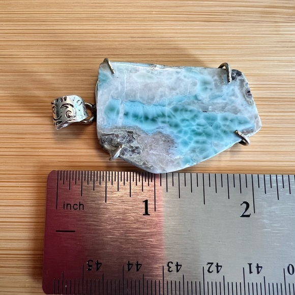 Larimar Silver Pendant - Picture 5 of 6